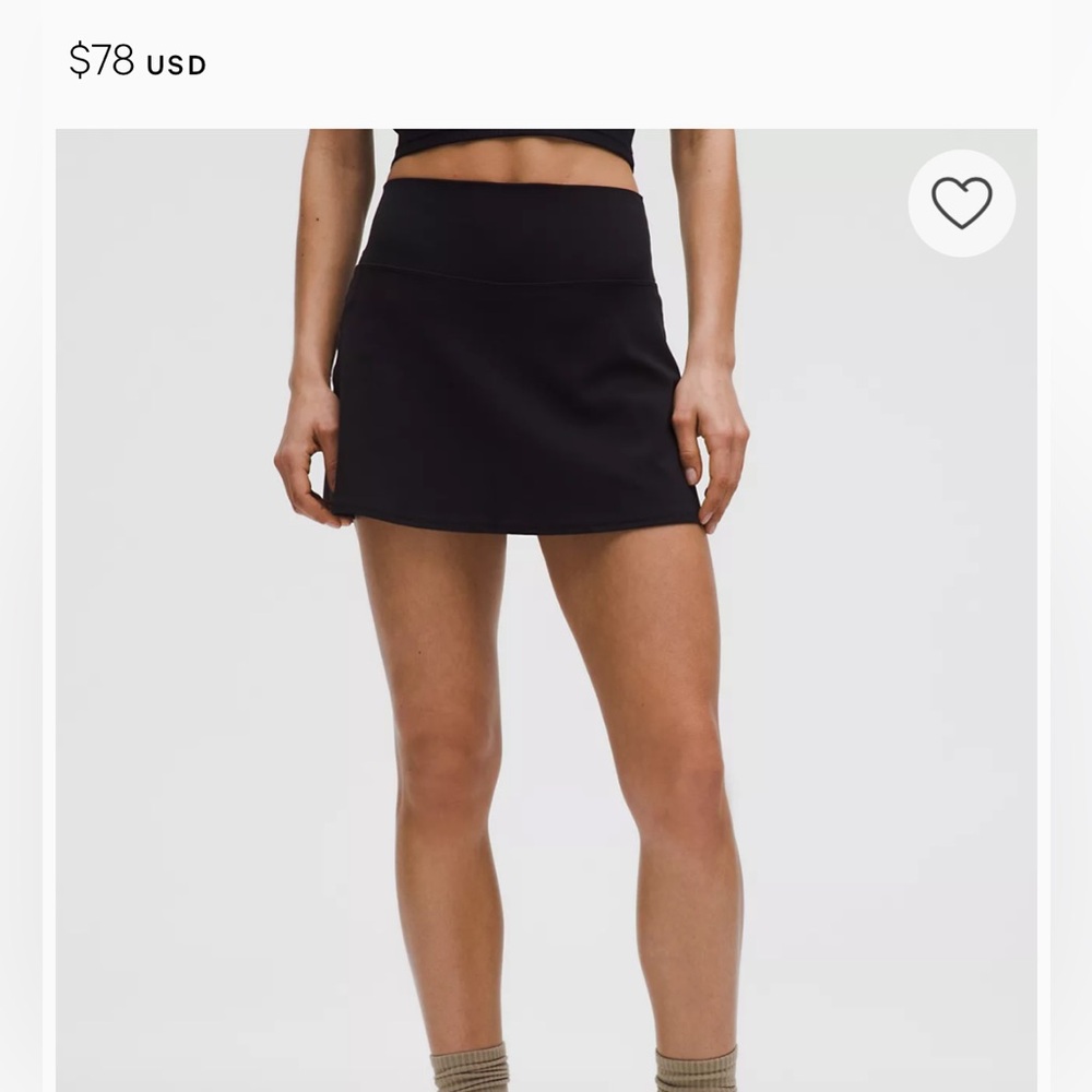 lululemon Black Align Skort